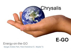 Chrysalis EnergyontheGO Sanguk Andrew Park Pare Chanoknun S