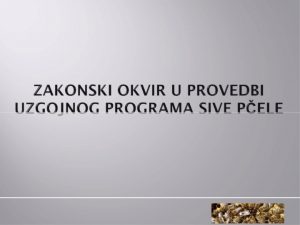 Zakon o stoarstvu NN 7097 Zakon o izmjenama