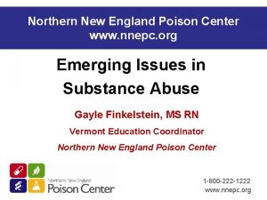 Northern New England Poison Center www nnepc org