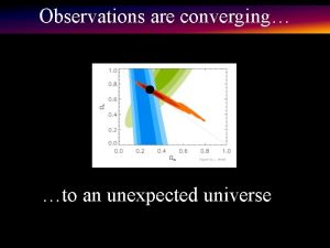 Observations are converging to an unexpected universe ISAPP