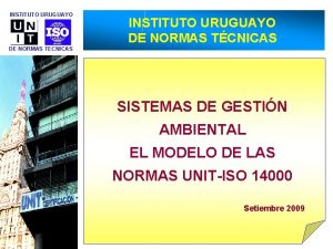 INSTITUTO URUGUAYO DE NORMAS TECNICAS Haga INSTITUTO clic