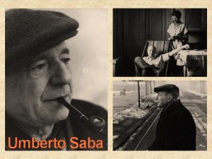 Umberto Saba UMBERTO SABA LA VITA 2 2