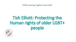 FREDA Learning Together Event 2019 Tish Elliott Protecting