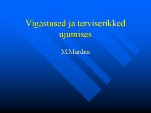 Vigastused ja terviserikked ujumises M Mardna tippujujate koormus