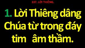 337 LI THING 1 Li Thing dng Cha