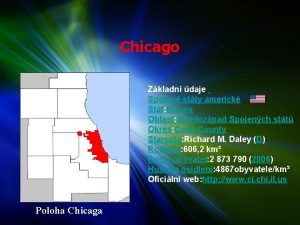 Chicago Zkladn daje Spojen stty americk Stt Illinois