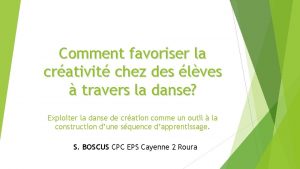 Comment favoriser la crativit chez des lves travers