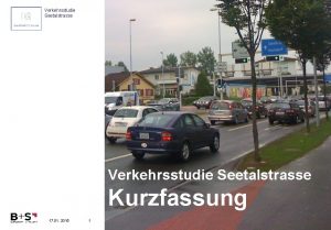 Verkehrsstudie Seetalstrasse Kurzfassung 17 01 2015 1 Verkehrsstudie