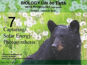 BIOLOGY Life on Earth WITH PHYSIOLOGY Tenth Edition