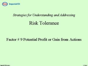 Strategies for Understanding and Addressing Risk Tolerance Factor