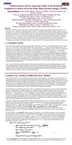 Measurements and an empirical model of the Zodiacal