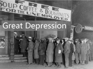 Great Depression Election of 1928 Al Smith D