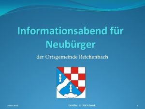 Informationsabend fr Neubrger der Ortsgemeinde Reichenbach 20 02