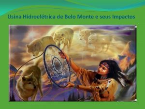 Usina Hidroeltrica de Belo Monte e seus Impactos