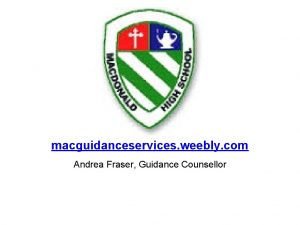 macguidanceservices weebly com Andrea Fraser Guidance Counsellor COUNTDOWN