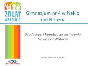 Gimnazjum nr 4 w Nakle nad Noteci Wodocigi