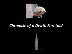 Chronicle of a Death Foretold Girl with a