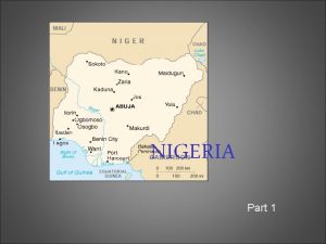 NIGERIA Part 1 conflict in the Niger Delta