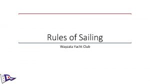 Rules of Sailing Wayzata Yacht Club Your Perspective