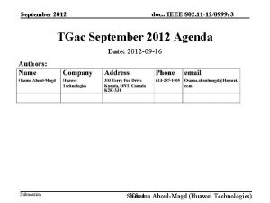 September 2012 doc IEEE 802 11 120999 r
