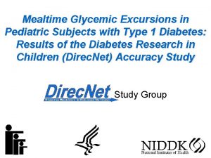 Mealtime Glycemic Excursions in Pediatric Subjects with Type