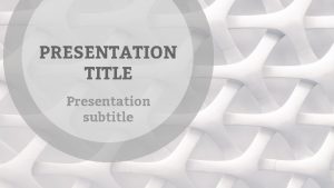 PRESENTATION TITLE Presentation subtitle PRESENTATION TITLE SECTION TITLE
