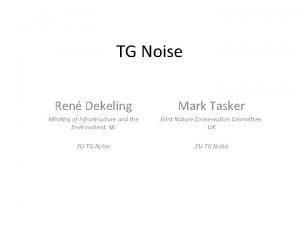 TG Noise Ren Dekeling Mark Tasker Ministry of