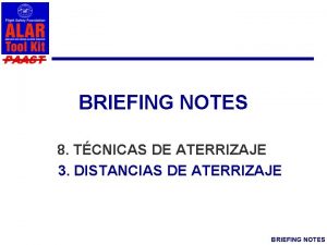 PAAST BRIEFING NOTES 8 TCNICAS DE ATERRIZAJE 3
