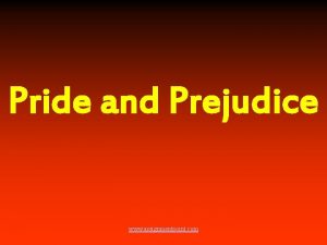 Pride and Prejudice www assignmentpoint com Jane Austen