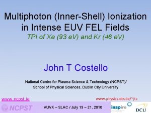 Multiphoton InnerShell Ionization in Intense EUV FEL Fields