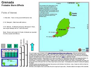 Grenada Probable Storm Effects Points of Interest 1