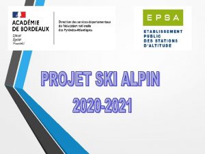 Projet ski scolaire 2020 2021 980 lves du