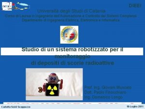 DIEEI Universit degli Studi di Catania Corso di