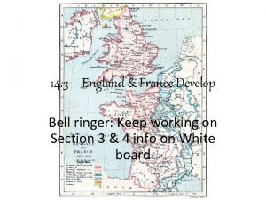 14 3 England France Develop Bell ringer Keep