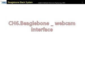 Beaglebone Black System NAM S B MDLAB Electronic