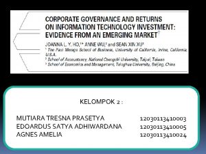 KELOMPOK 2 MUTIARA TRESNA PRASETYA EDOARDUS SATYA ADHIWARDANA