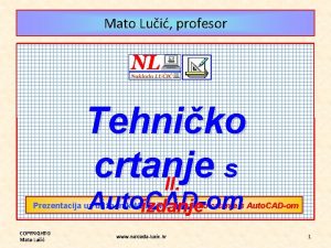 Mato Lui profesor Tehniko crtanje s II Auto