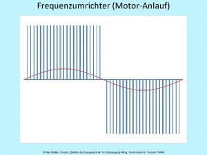 Frequenzumrichter MotorAnlauf Max Blatter Dozent Elektrische Energietechnik im