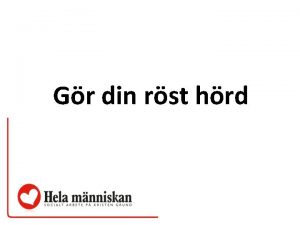 Gr din rst hrd Kort genomgng av bra