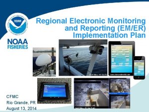 Regional Electronic Monitoring and Reporting EMER Implementation Plan