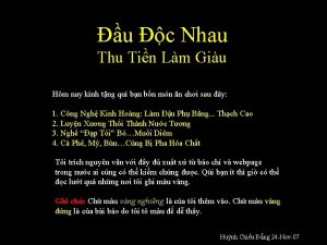 u c Nhau Thu Tin Lm Giu Hm