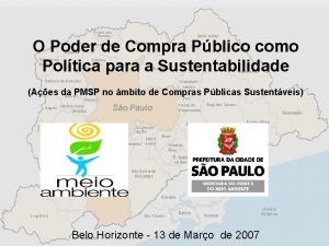 O Poder de Compra Pblico como Poltica para