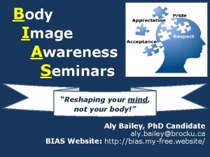 Body Image Awareness Seminars Reshaping your mind not