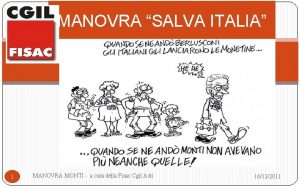 MANOVRA SALVA ITALIA 1 MANOVRA MONTI a cura