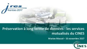 Prservation long terme de donnes les services mutualiss