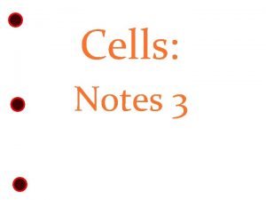 Cells Notes 3 Bellwork Tues Sept 26 2017