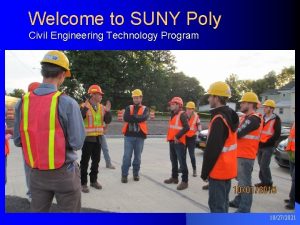 Welcome to SUNY Poly Civil Engineering Technology Program