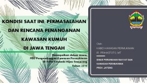 KONDISI SAAT INI PERMASALAHAN DAN RENCANA PENANGANAN KAWASAN