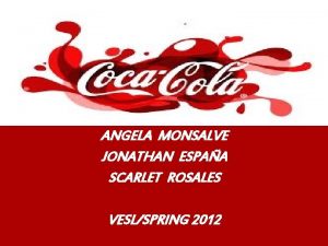 ANGELA MONSALVE JONATHAN ESPAA SCARLET ROSALES VESLSPRING 2012