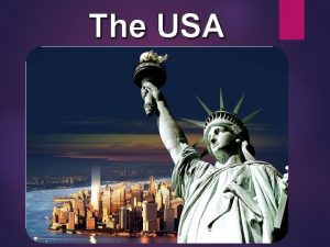 The USA The geographical map of the USA